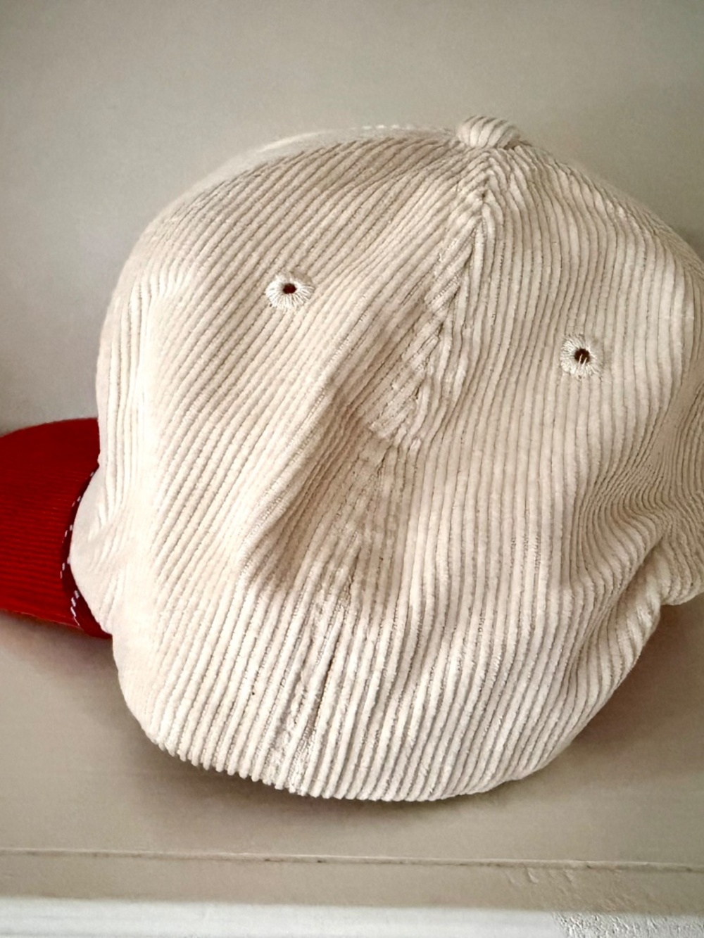 Seager Los Rios Canvas Snapback Cream/Red - Picture 2 of 2